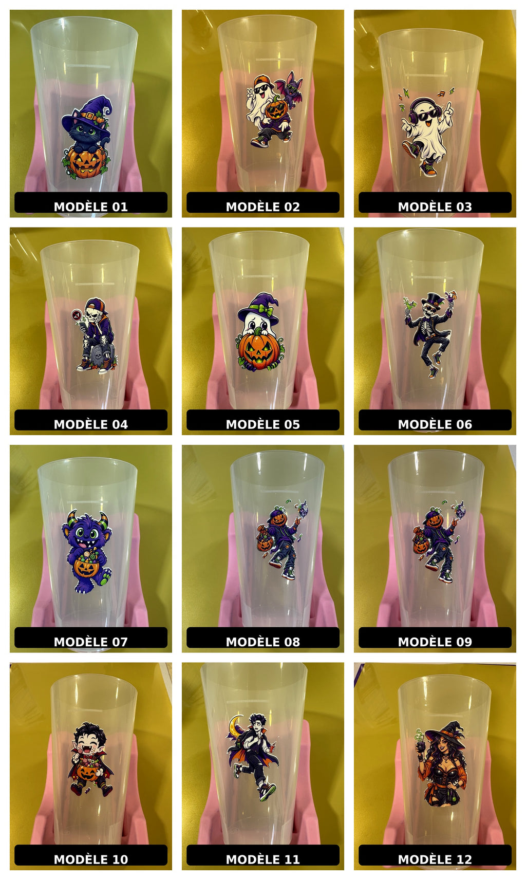 Eco Cup Halloween 33 cl – Modèle au choix 🎃