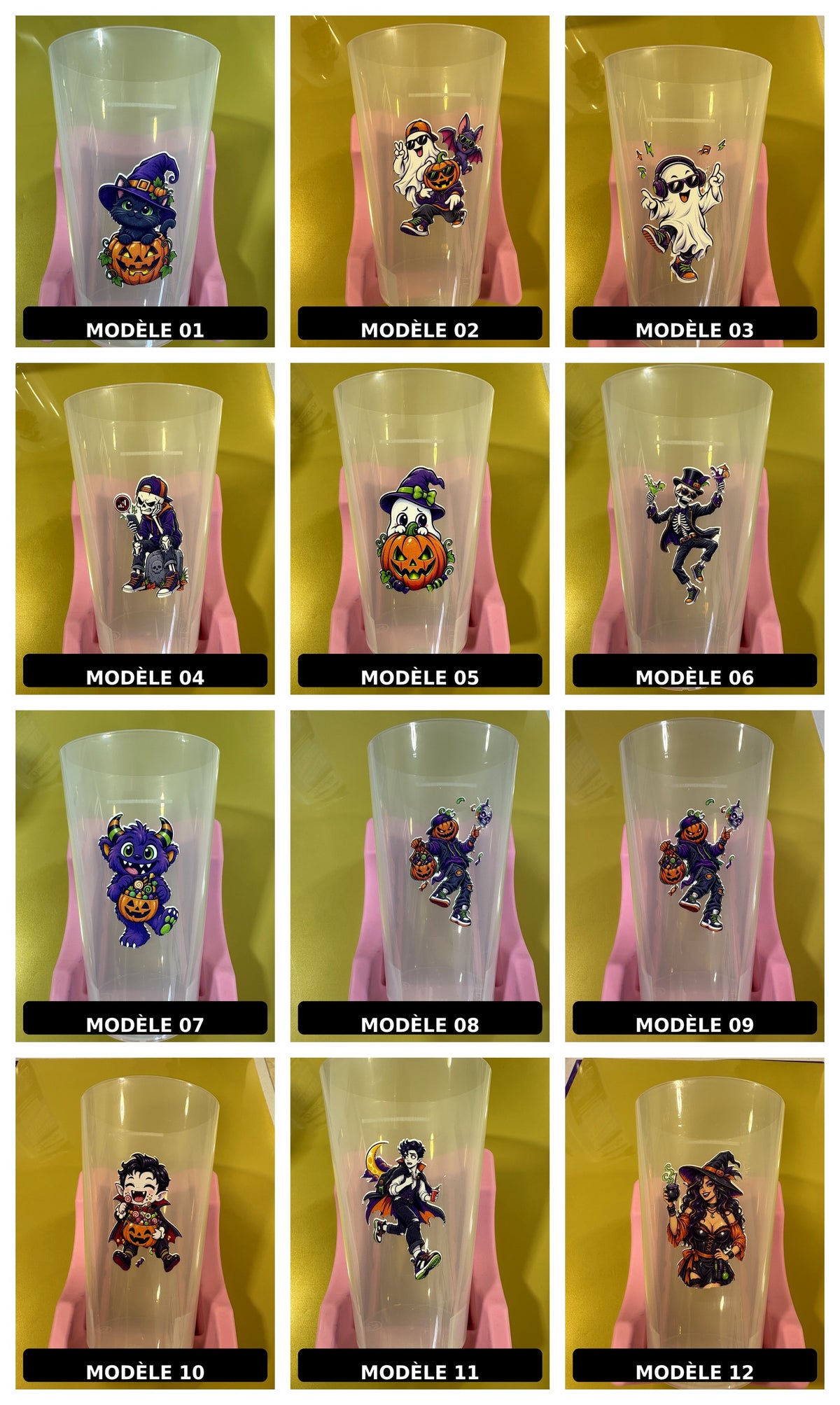 Eco Cup Halloween 33 cl – Modèle au choix 🎃
