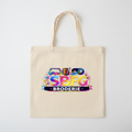 Tote bag toile crème avec logo SBFG Broderie