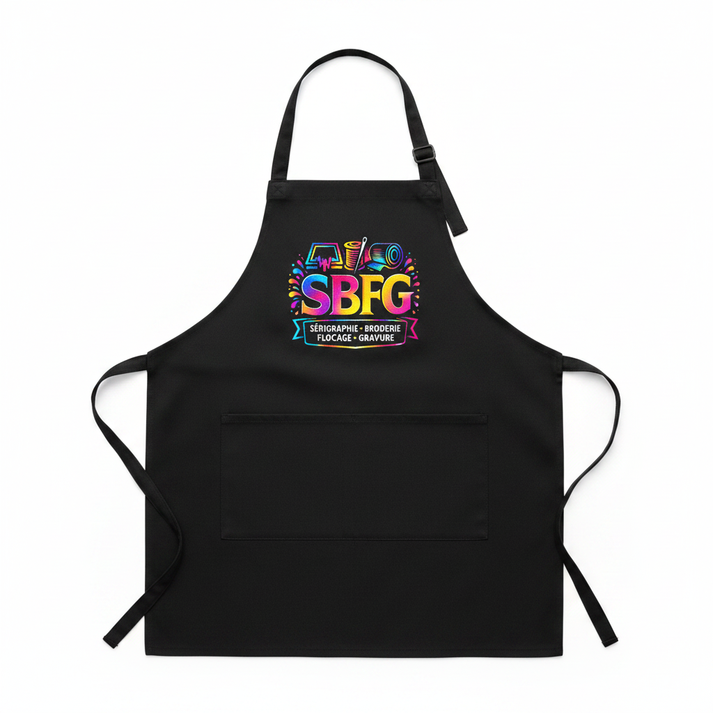 Tablier noir avec logo SBFG brodé